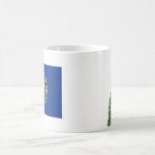 Neues Hampshire-Flag + Map-Tasse Kaffeetasse (Mittel)
