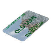 Neues Hampshire-Lizenzschild flexibel Magnet (Linke Seite)