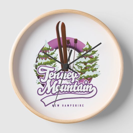 Neues hampshire-Logo auf dem Tenney-Berg Uhr (Vorderseite)
