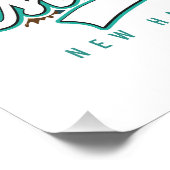 Neues hampshire-Logo Fotodruck (Ecke)