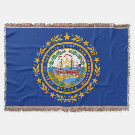 Neues Hampshire State Flag Print Patriotic Decke