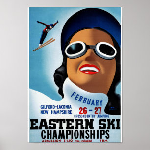 Neues Hampshire Vintage Travel Poster - Wiederhers