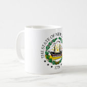 Neues Hampshire-Zeichen Kaffeetasse (Vorderseite Links)