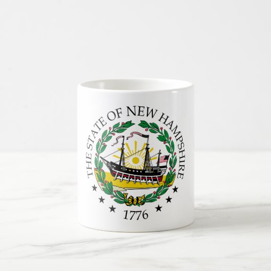 Neues Hampshire-Zeichen Kaffeetasse (Mittel)