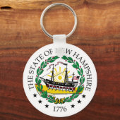 Neues Hampshire-Zeichen Schlüsselanhänger (Vorderseite)