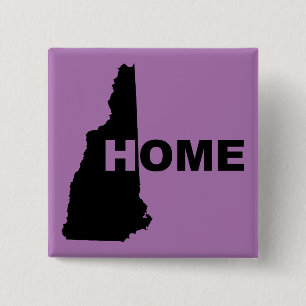 Neues Hampshire Zuhause aus Staat Button Abzeichen