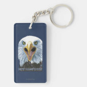Neues HampshireEagle herauf nahes Schlüsselanhänger (Rückseite)