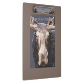 Neues HampshireMoose herauf nahes Klemmbrett (Rechts)