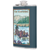 Neues HampshireRiver, das Szene flößt Flachmann (Links)