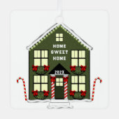 Neues Haus 2022 Ornament Aus Metall (Vorderseite)