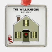 Neues Haus 2025 Ornament Aus Metall (Vorne)