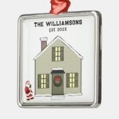 Neues Haus 2025 Ornament Aus Metall (Links)