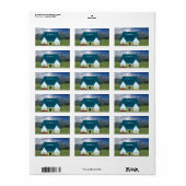 Neues Haus-Adressfeld Adressaufkleber (Vorne)