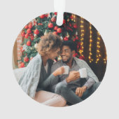 Neues Haus ein Foto Weihnachten Ornament (Rückseite)