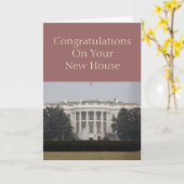 Neues Haus - Herzlichen Glückwunsch an Ihr neues H Karte (Gelbe Blume)