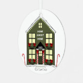 Neues Haus Ornament Aus Metall (Vorderseite links)