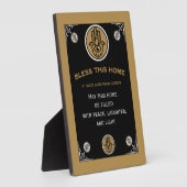 Neues Haus Segen  Fotoplatte (Seite)