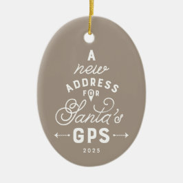 Neues Haus Spaß neutral ein Foto Weihnachten Keramik Ornament