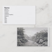 Neues Holland: Ansicht des Waragamba Flusses in Visitenkarte (Vorne/Hinten)