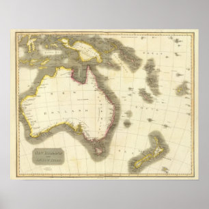Neues Holland, asiatische Inseln Poster