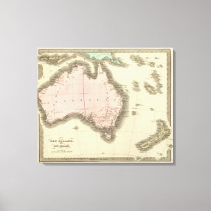 Neues Holland und Neuseeland Leinwanddruck