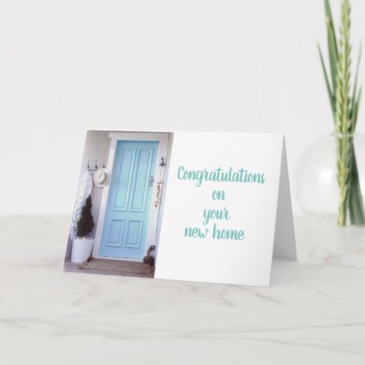 ***NEUES HOMEOWNER** GRATULATIONEN KARTE (Vorderseite)