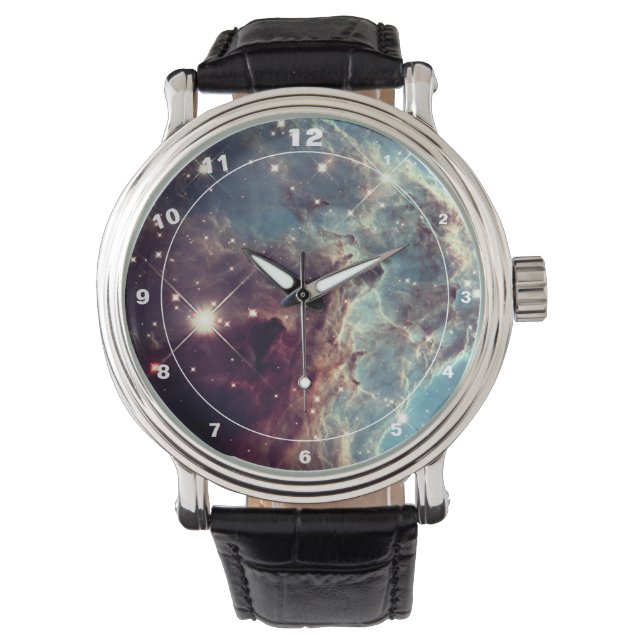 Neues Hubble & NGC2174 - Weltraum (Watch) Armbanduhr (Vorderseite)