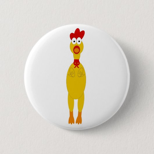 Neues Huhn-Button Button (Vorderseite)