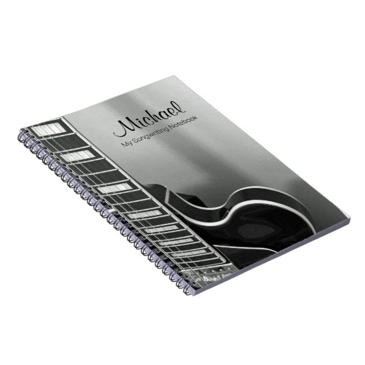 Neues individuell anpassbares My Songwriting-Noteb Notizblock (Rechte Seite)