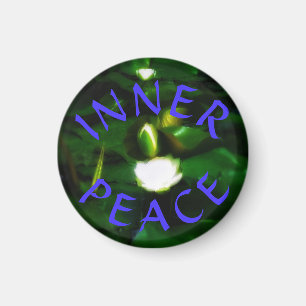 NEUES INNENFRIEDENSLOTUS MAGNET