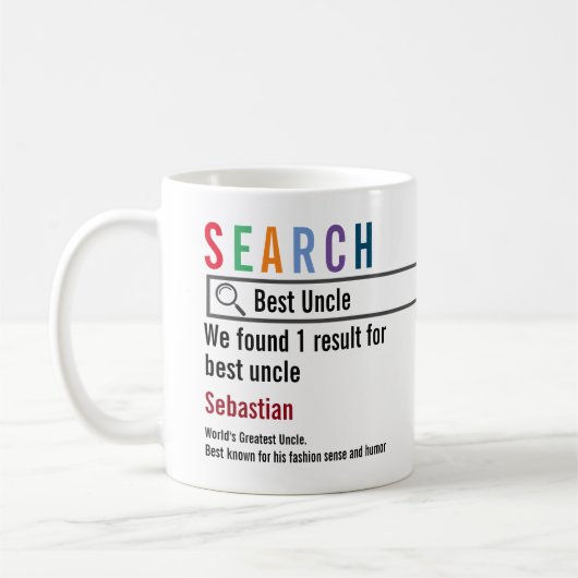 Neues Internet-Suchergebnis Personalisiert Kaffeetasse (Links)