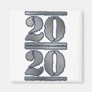 neues Jahr 2020 Magnet