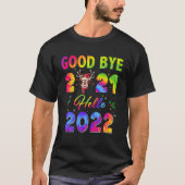 Neues Jahr 2022 Jahr der Tiger-MOCKUP T-Shirt (Vorderseite)