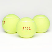Neues Jahr, 2023, Nummer 2023, Geschenk für ein ne Tennisbälle (Multi)