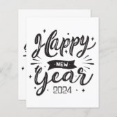 Neues Jahr 2024 (Vorne/Hinten)