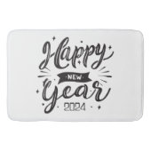 Neues Jahr 2024 Badematte (Vorderseite)