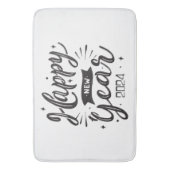 Neues Jahr 2024 Badematte (Vorderseite Vertikal)