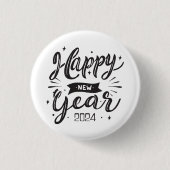 Neues Jahr 2024 Button (Vorderseite)