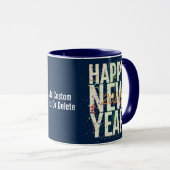 Neues Jahr 2024 Feuerwerk Glück Neue Jahre Party Tasse (VorderseiteRechts)