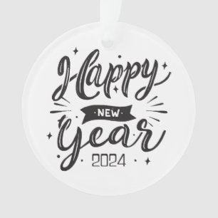 Neues Jahr 2024 Ornament