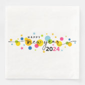 Neues Jahr 2024 Serviette (Vorderseite)