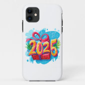 Neues Jahr 2025 Case-Mate iPhone Hülle (Rückseite)