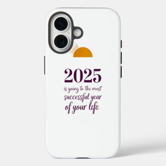 Neues Jahr 2025 Case-Mate iPhone Hülle (Rückseite)
