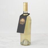 Neues Jahr 2025 Flaschenanhänger (Angewinkelt)