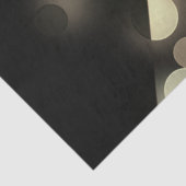 Neues Jahr 2025 mit goldenen Blasen Seidenpapier (Detail)