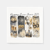 Neues Jahr 2025 Serviette (Vorderseite)