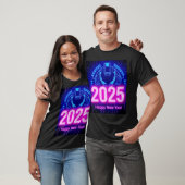 Neues Jahr 2025 t Shirt entwirft Cyberpunk-Thema (Unisex)
