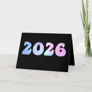 Neues Jahr 2026 Karte
