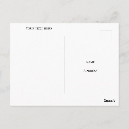 Neues Jahr 2026 Pastellfarben aquamarin Retro Gruß Postkarte (Rückseite)