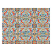 Neues Jahr 2026 Red Fiery Horse Weihnachtsmuster Tischdecke (Vorderseite (Horizontal))